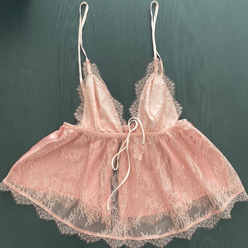 Vintage Y2K Victorias Secret Coquette Babydoll Top - Size Small